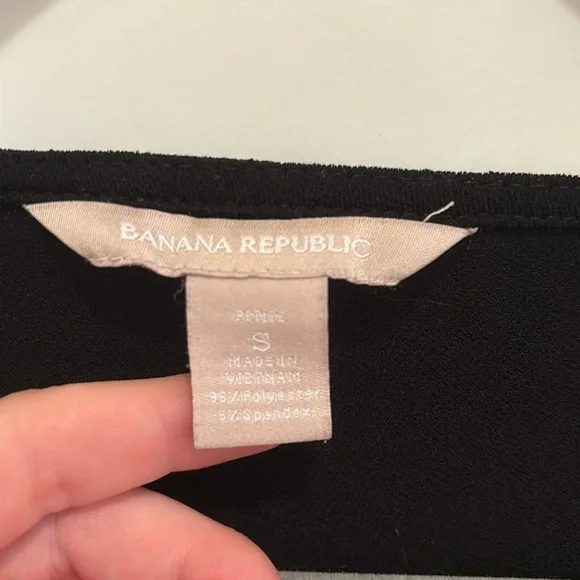 Banana Republic Black Boatneck Blouse - Picture 3 of 5